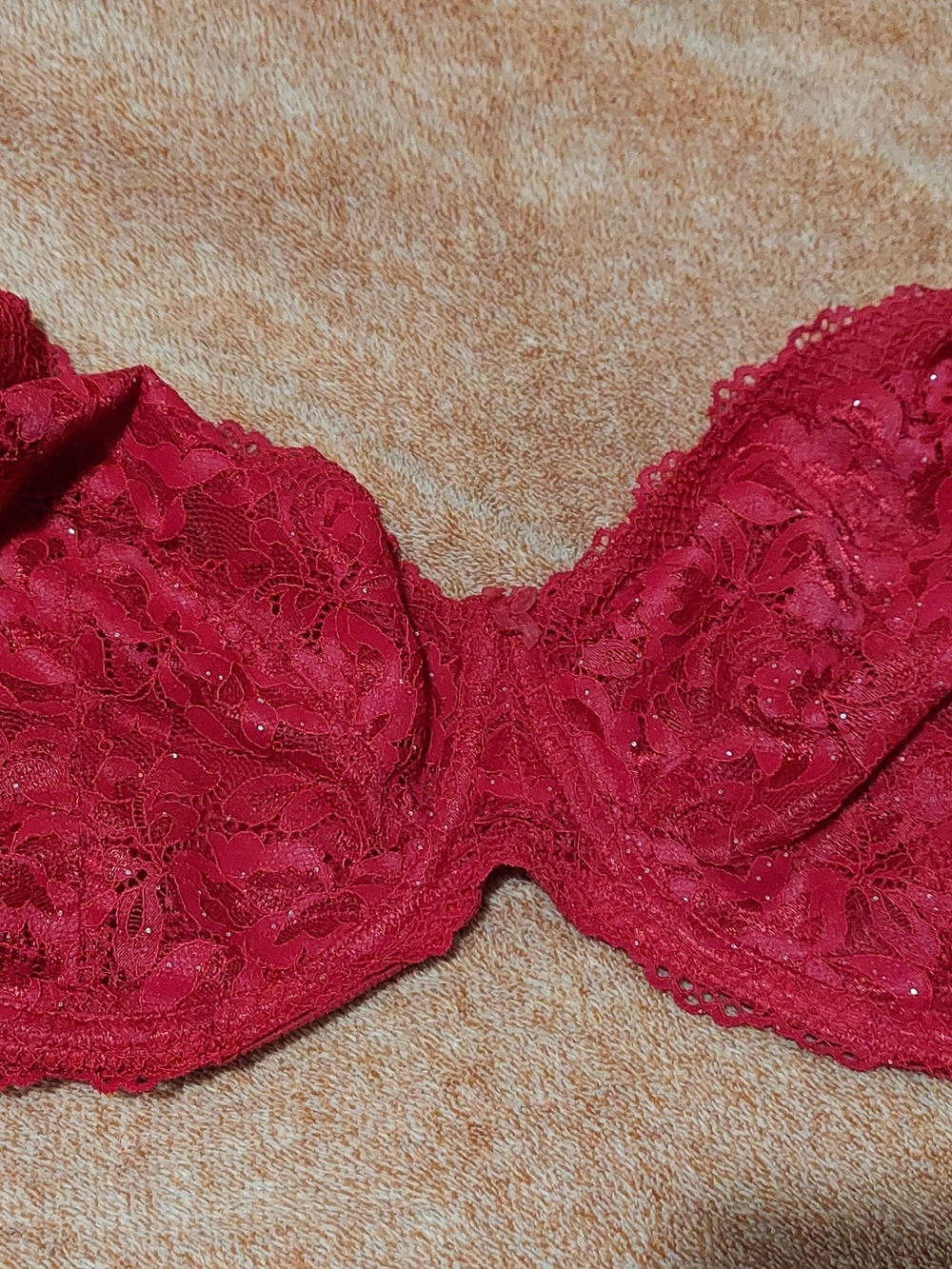Red Lace Underwire Bra - Women Intimates